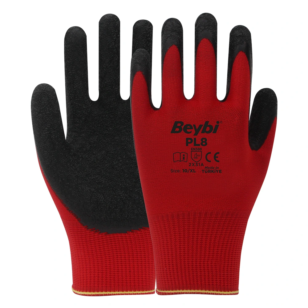 Beybi PL8 Polyester Örme Eldiven NO:10