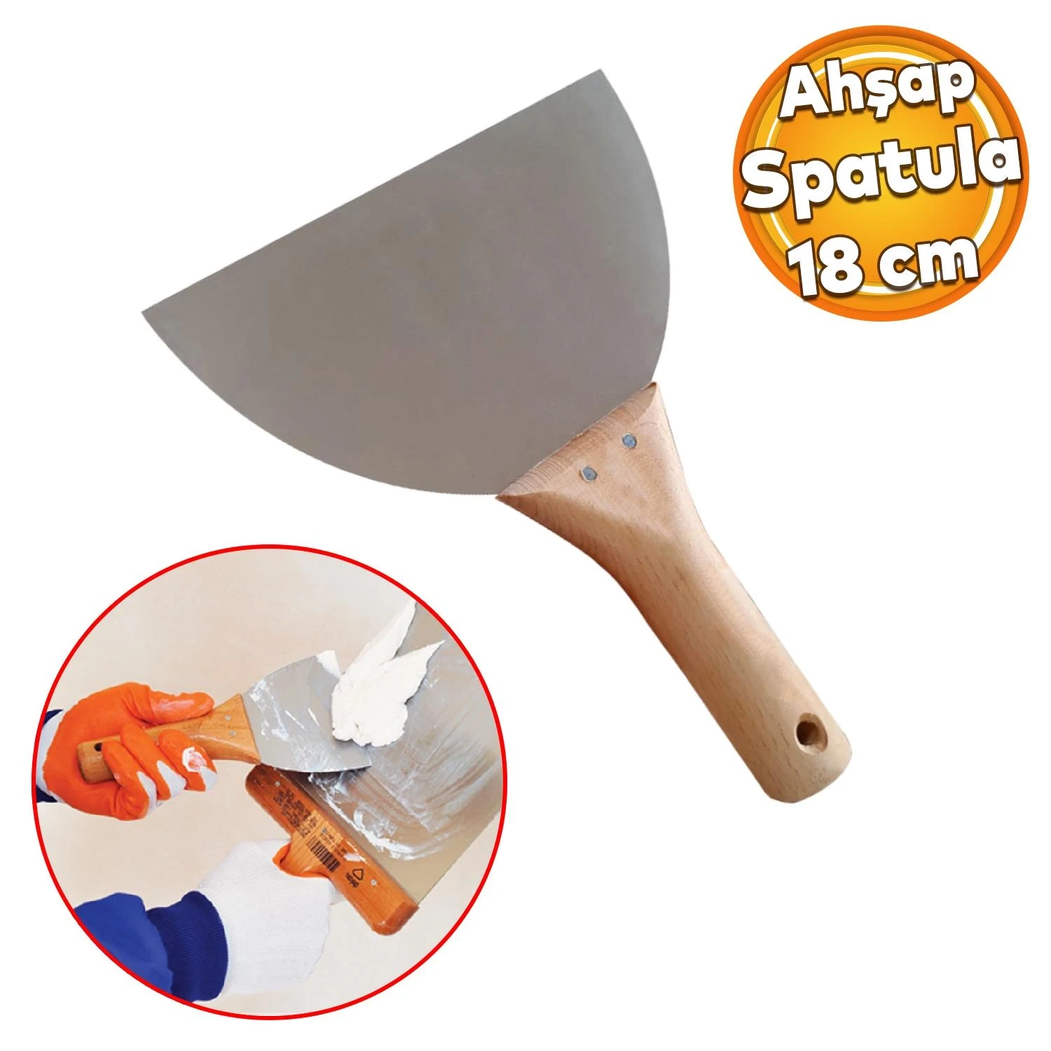 Dyr Sırık Spatula 18 cm Kod:028