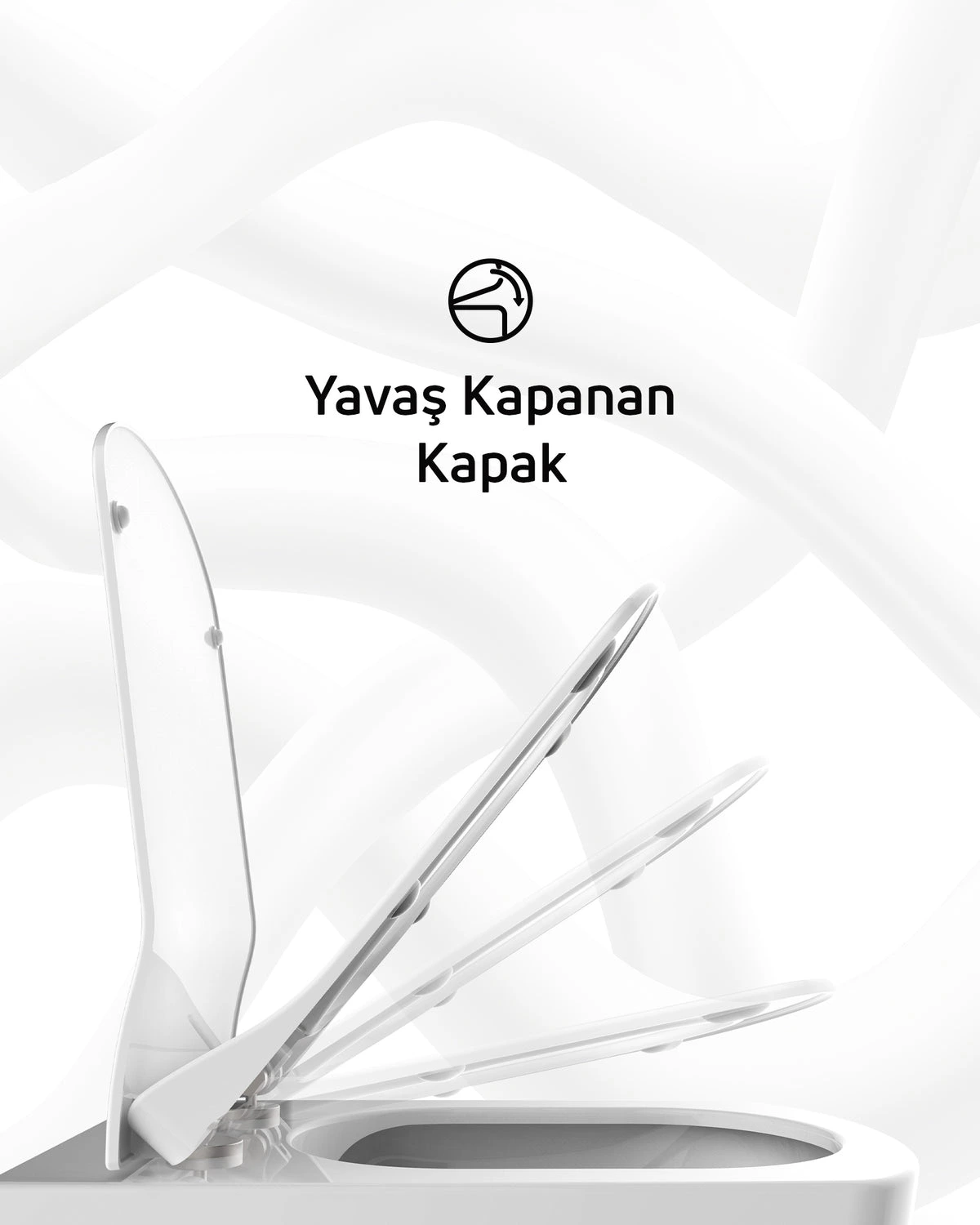 LİLA YAVAŞ KAPANAN SÜRGÜLÜ KAPAK