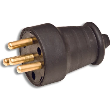 3*25A TRİFAZE KAUÇUK ERKEK FİŞ