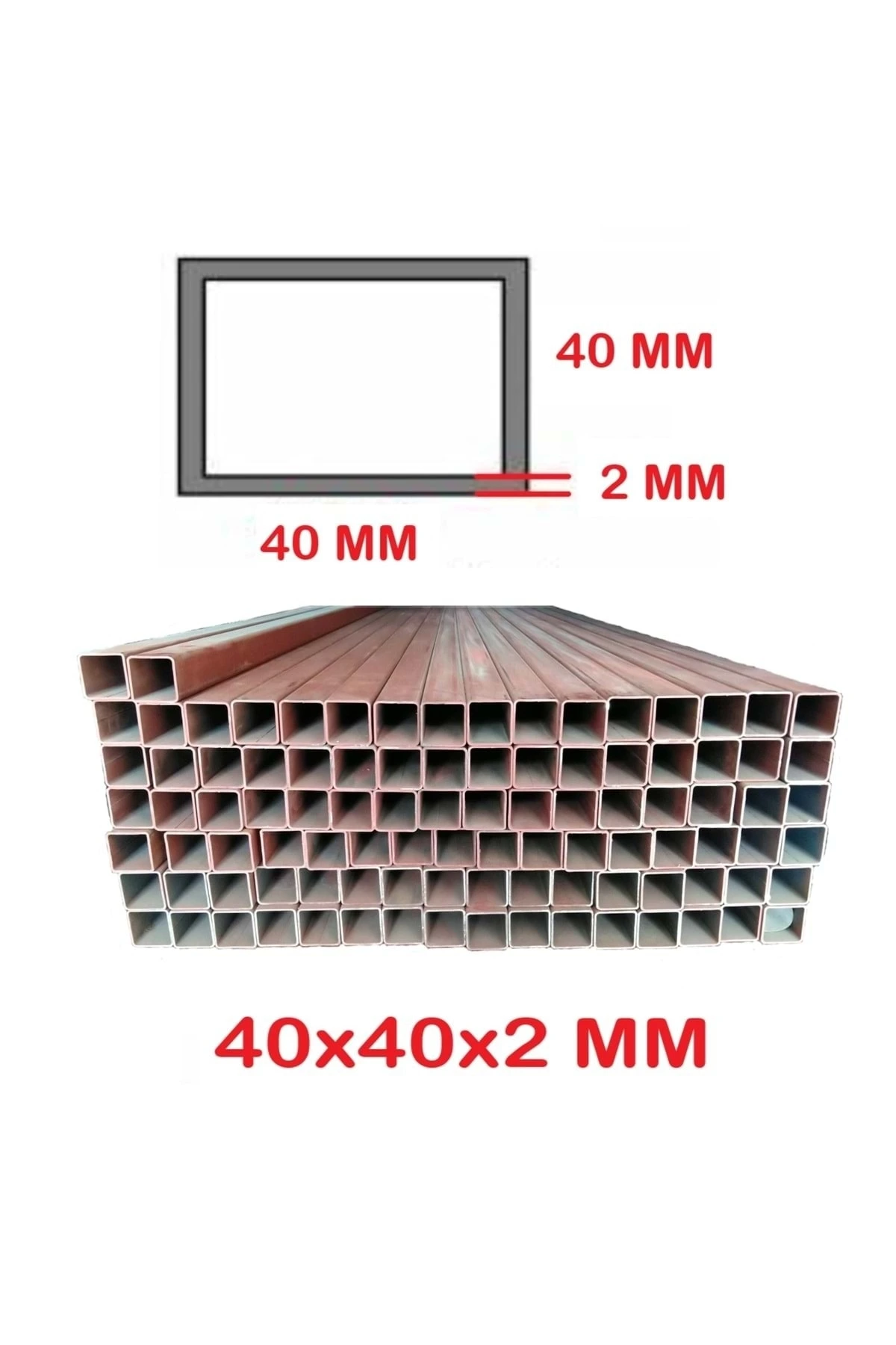 40*40*2 MM KUTU PROFİL