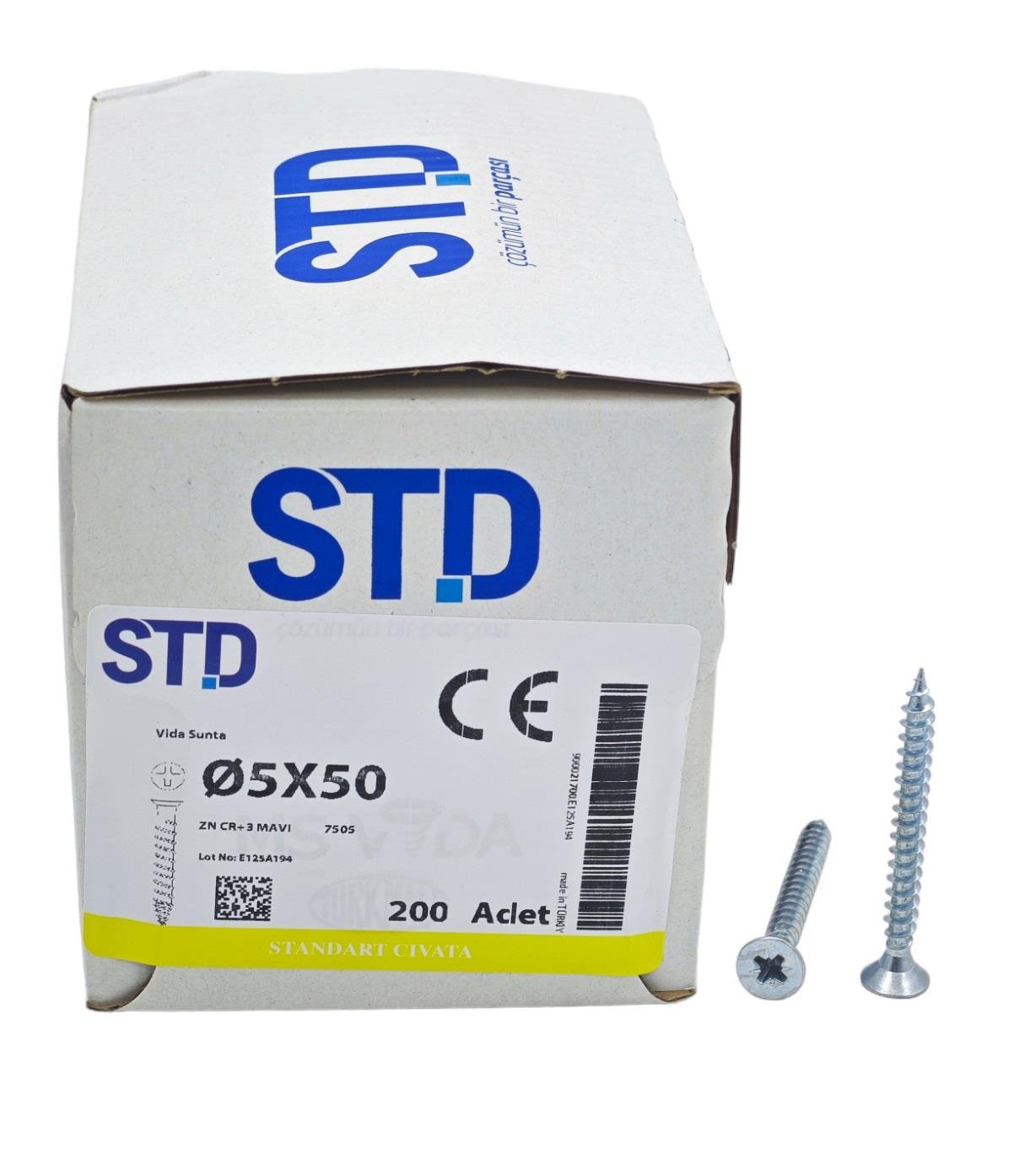 5*50 STD SUNTA VİDASI (200)