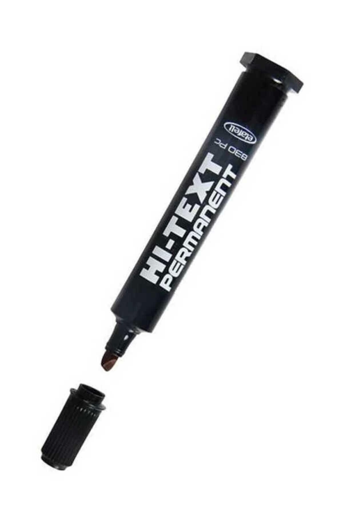 830PC HI-TEXT KOLİ KALEMİ MARKER SİYAH