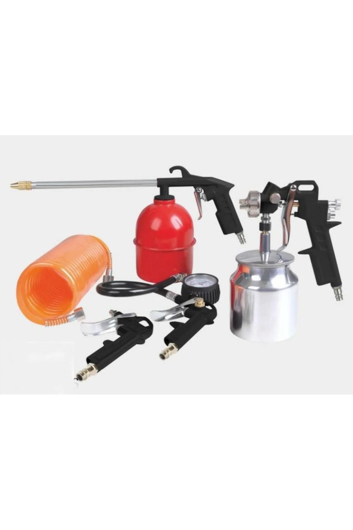 BAY-TEC BOYA VE HAVA TABANCASI SETİ 5 PARÇA MK1304