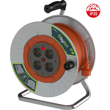 BYLİON MME-20325 METAL BOBİN 3*2.5 20 MT MAKARALI KABLO