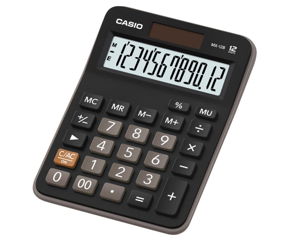 CASIO HESAP MAKİNASI 12 HANE MX12B