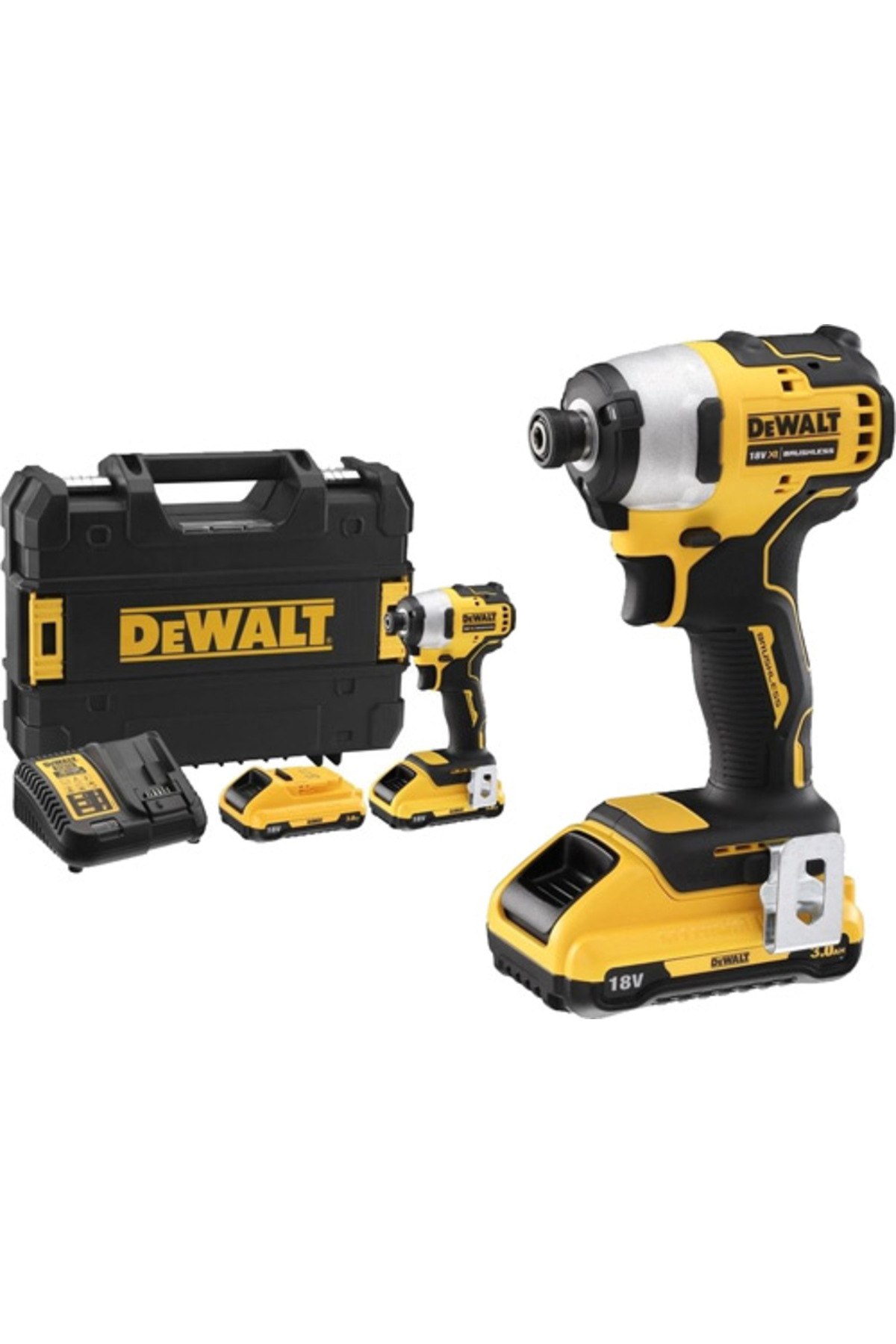 DEWALT AKÜLÜ DARBELİ VİDALAMA KÖMÜRSÜZ 18V 3.0AH DCF809L2T
