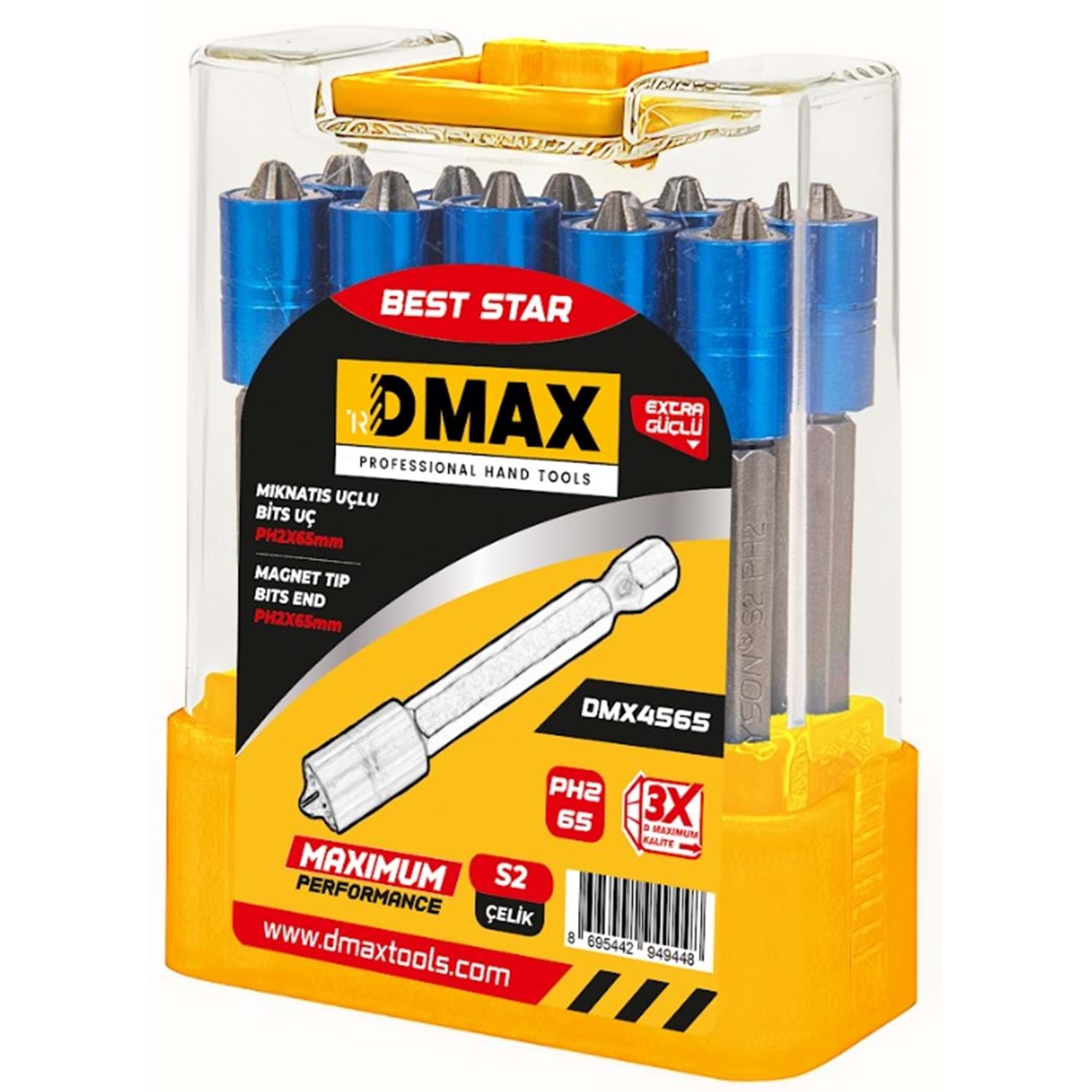 DMX4565 PH2*65 BİTS UÇ MIKNATISLI *10