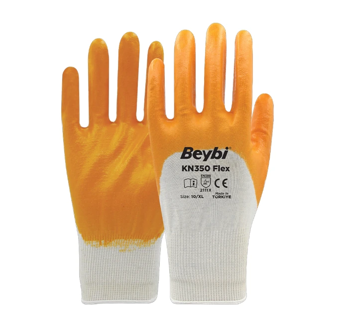 BEYBİ KN350 FLEX PAMUKLU ELDİVEN SARI NO:10