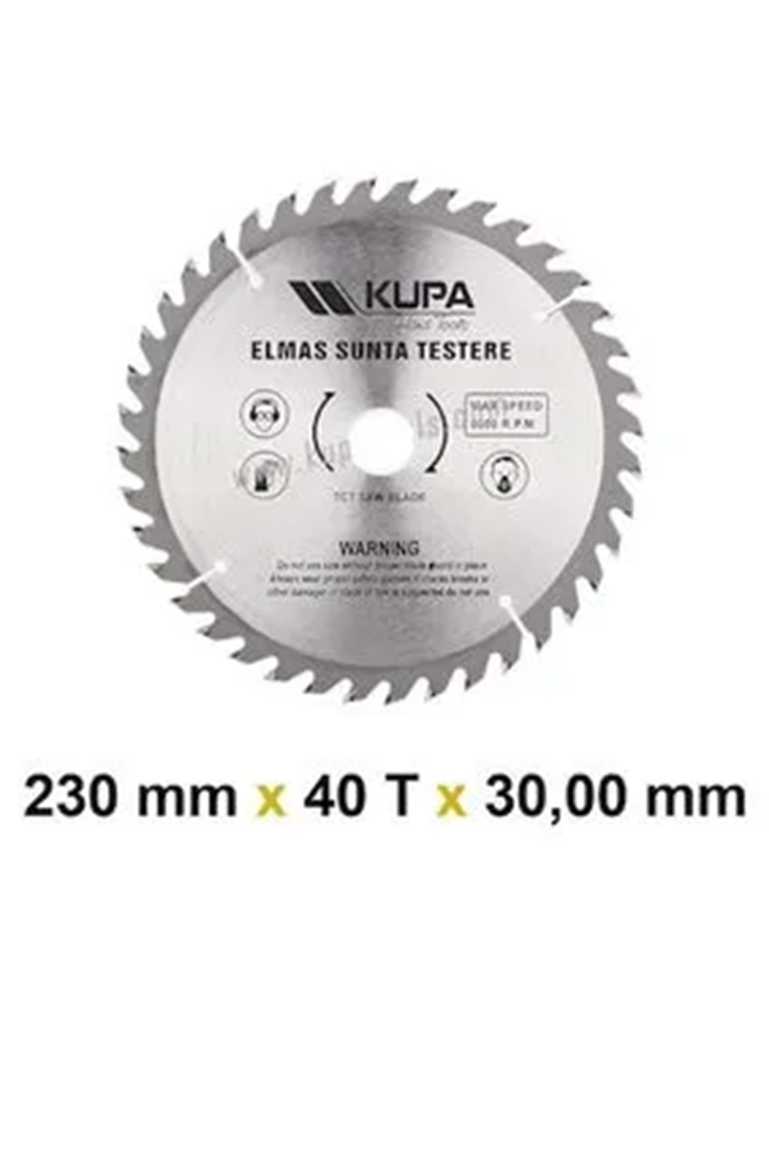 KUPA SUNTA KESME TESTERESİ 230*40*30MM