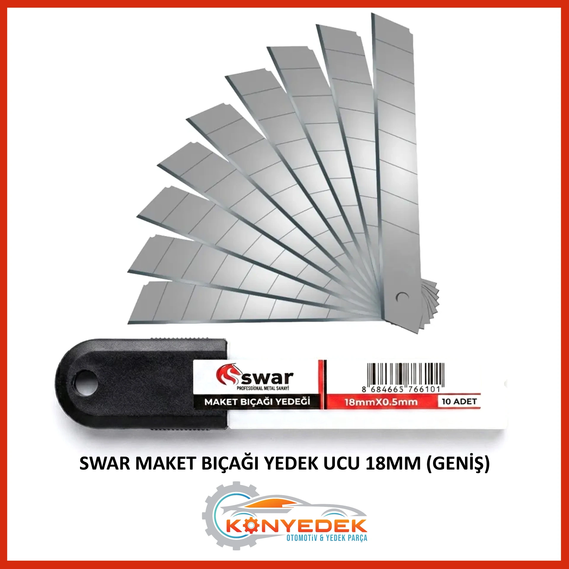 SWAR İNCE MAKET BIÇAĞI YEDEĞİ 90MM*0.40MM SWR-1831