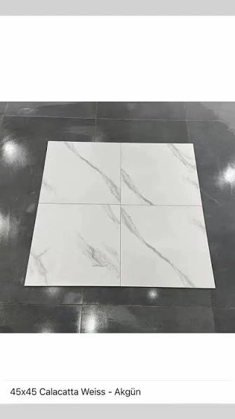 DURA-TİLES AKGÜN 45*45 CALACATTA WEİSS 1.KLT 1,42 M2