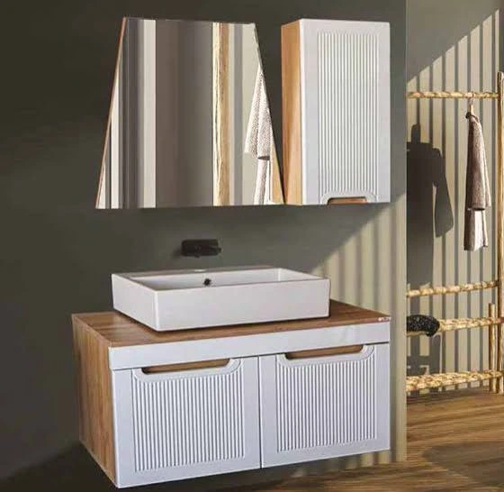 SEVKA HİRA 80 CM BANYO DOLABI
