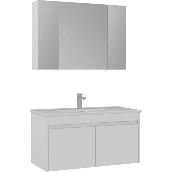 SEVKA OKYANUS 65 CM BANYO DOLABI+ LAVABO TAŞI