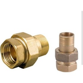1/2 20MM GALVANİZ DÜZ SARI RAKOR