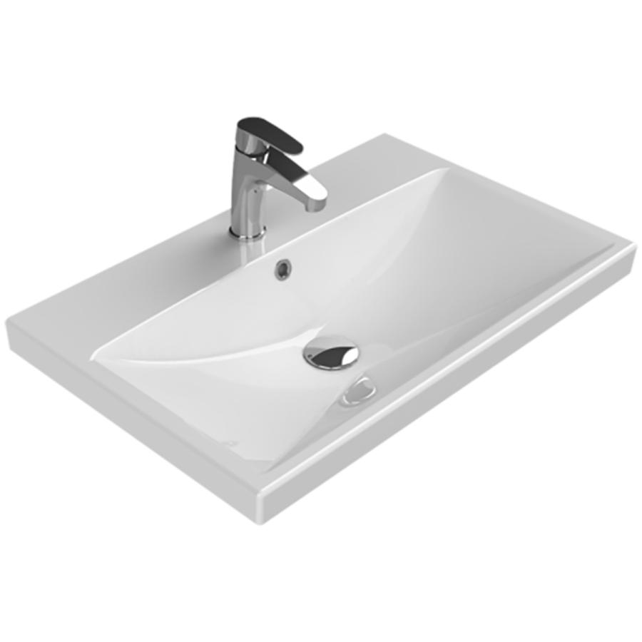 CERASTYLE 70 CM ELİTE ETAJERLİ LAVABO