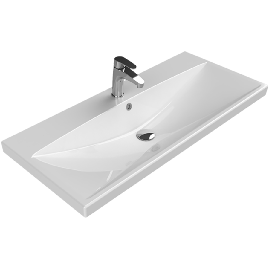 CERASTYLE 90 CM ELİTE ETEJERLİ LAVABO