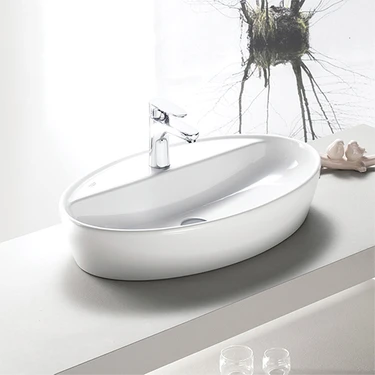 CERASTYLE ONE 67 CM MUSLUK GİRİŞLİ LAVABO
