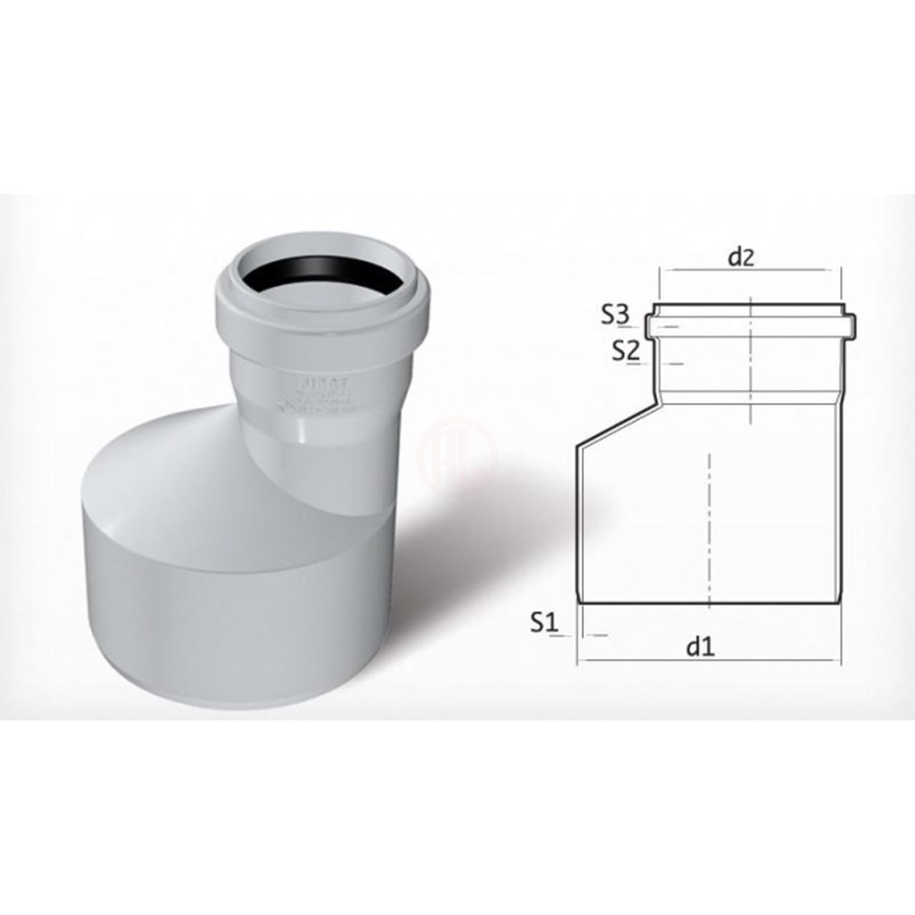 110*75 PVC REDÜKSİYON